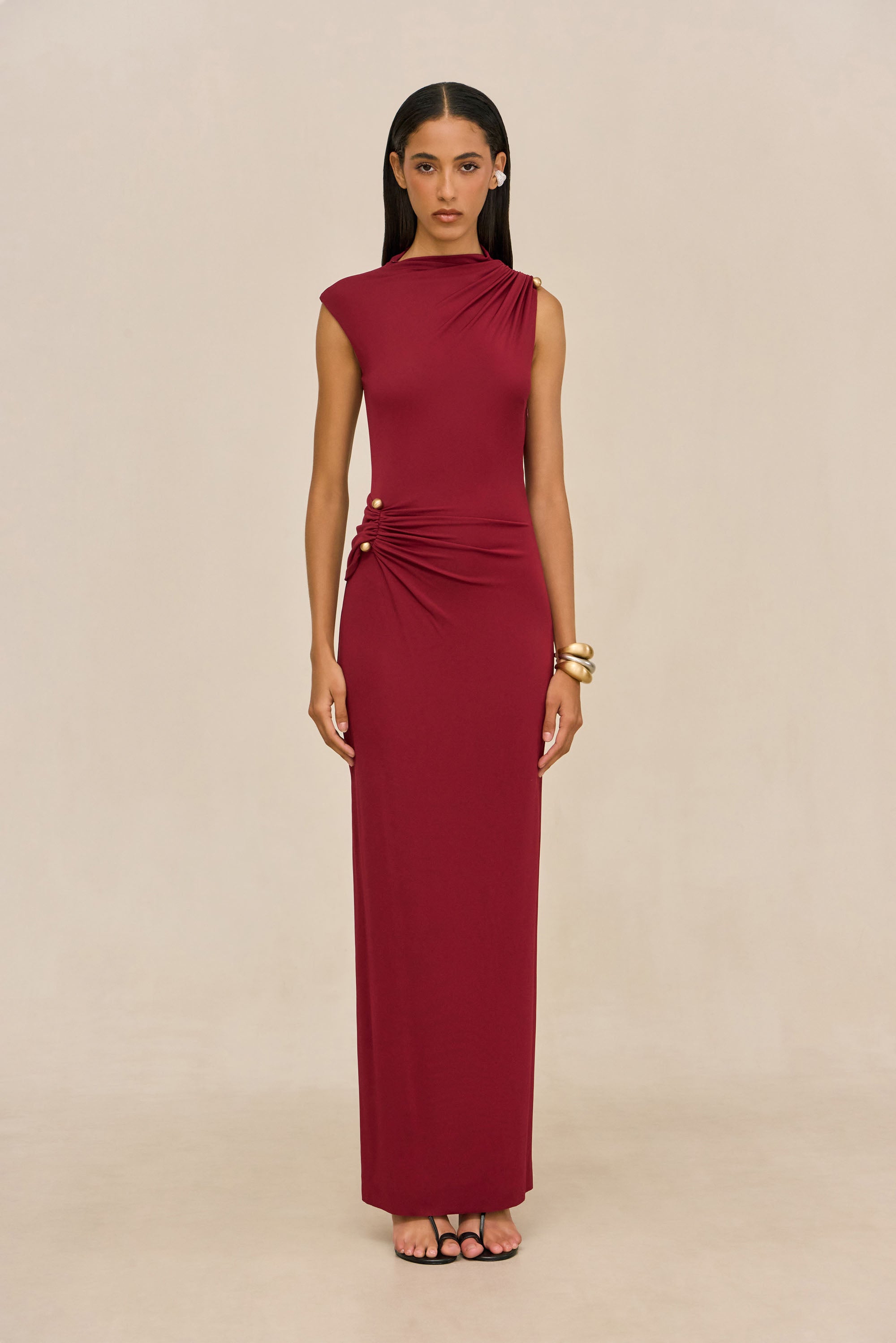 IZOLA GOWN - WINTER PLUM