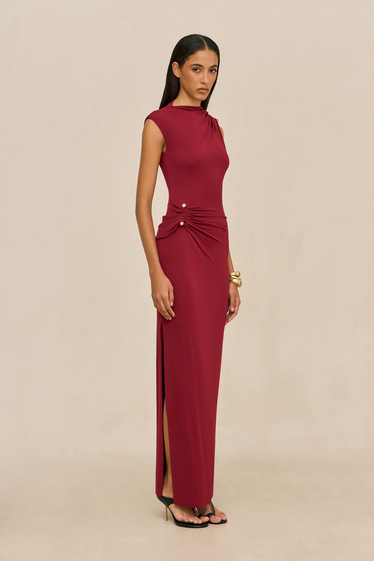 IZOLA GOWN - WINTER PLUM