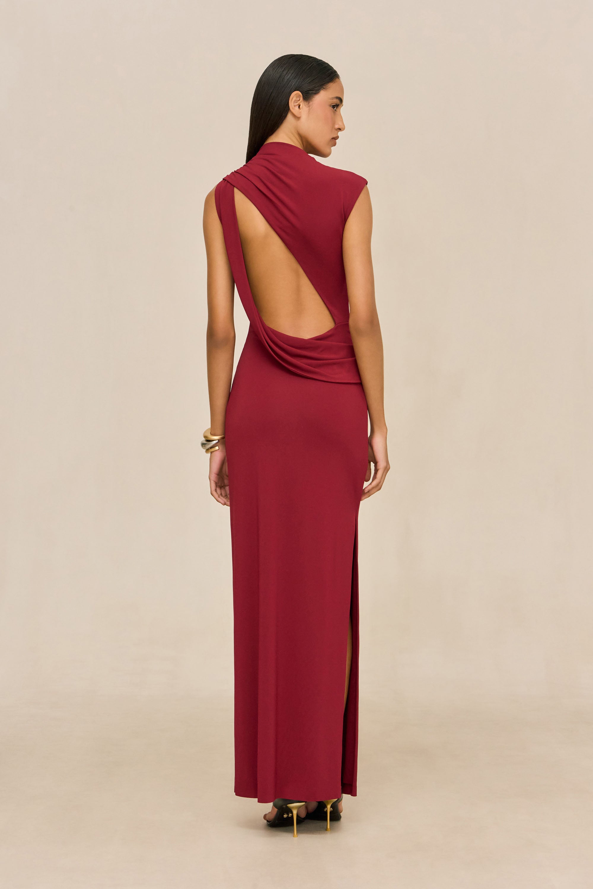 IZOLA GOWN - WINTER PLUM