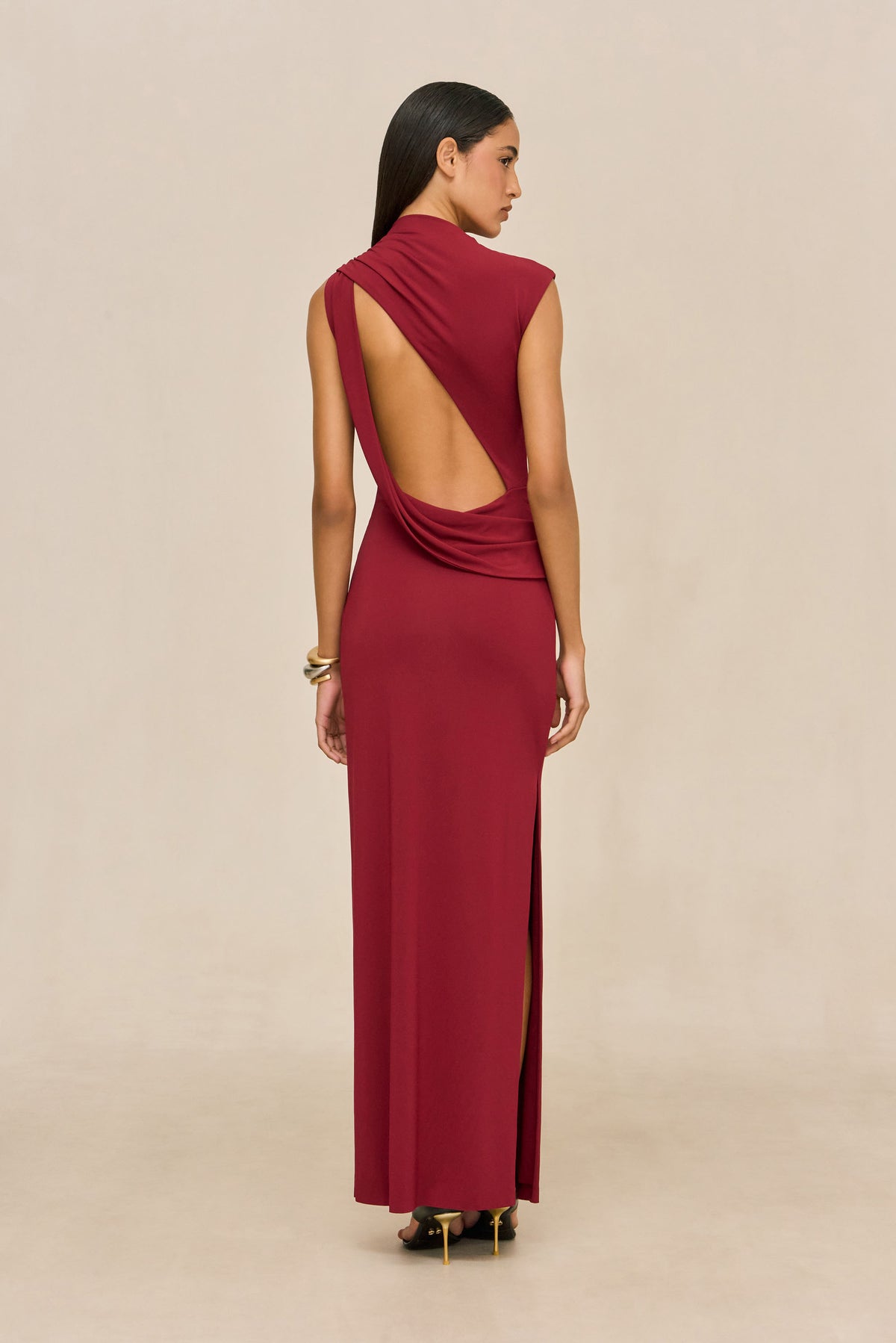 IZOLA GOWN - WINTER PLUM