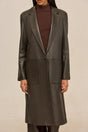 ELI LEATHER COAT - WREN