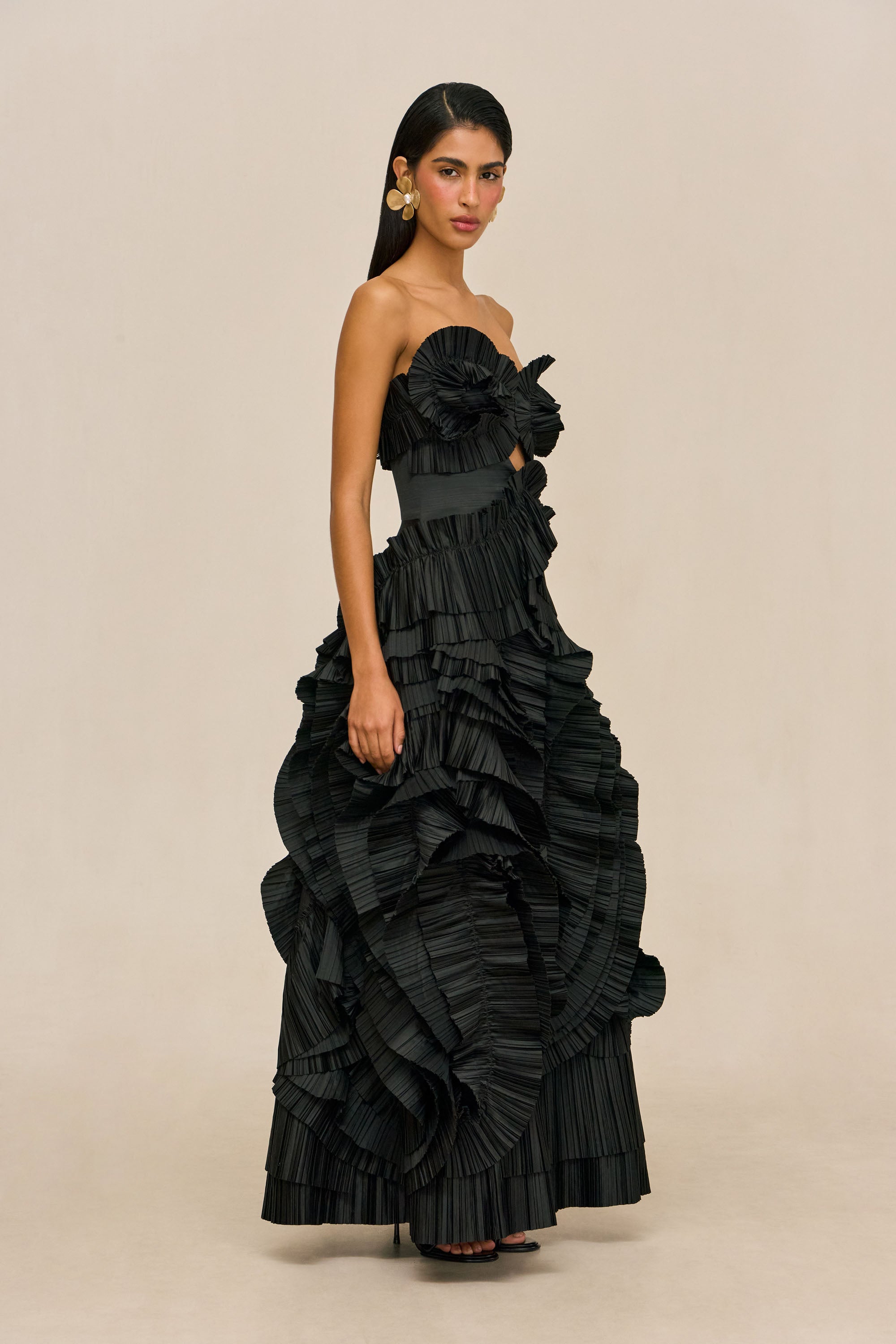 HIVER GOWN - BLACK
