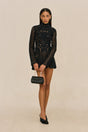 JEMMA CROCHET DRESS - BLACK