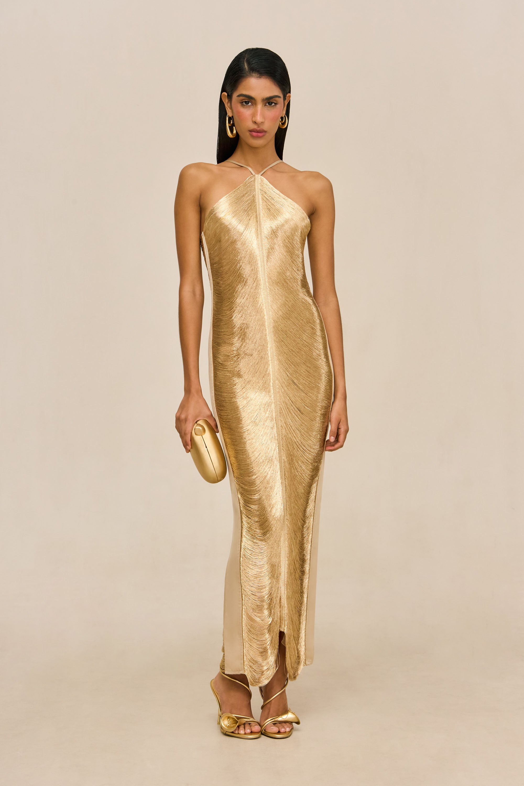 RENATA GOWN - LIGHT GOLD