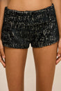 DENNY LOW RISE SHORT - BLACK MULTI