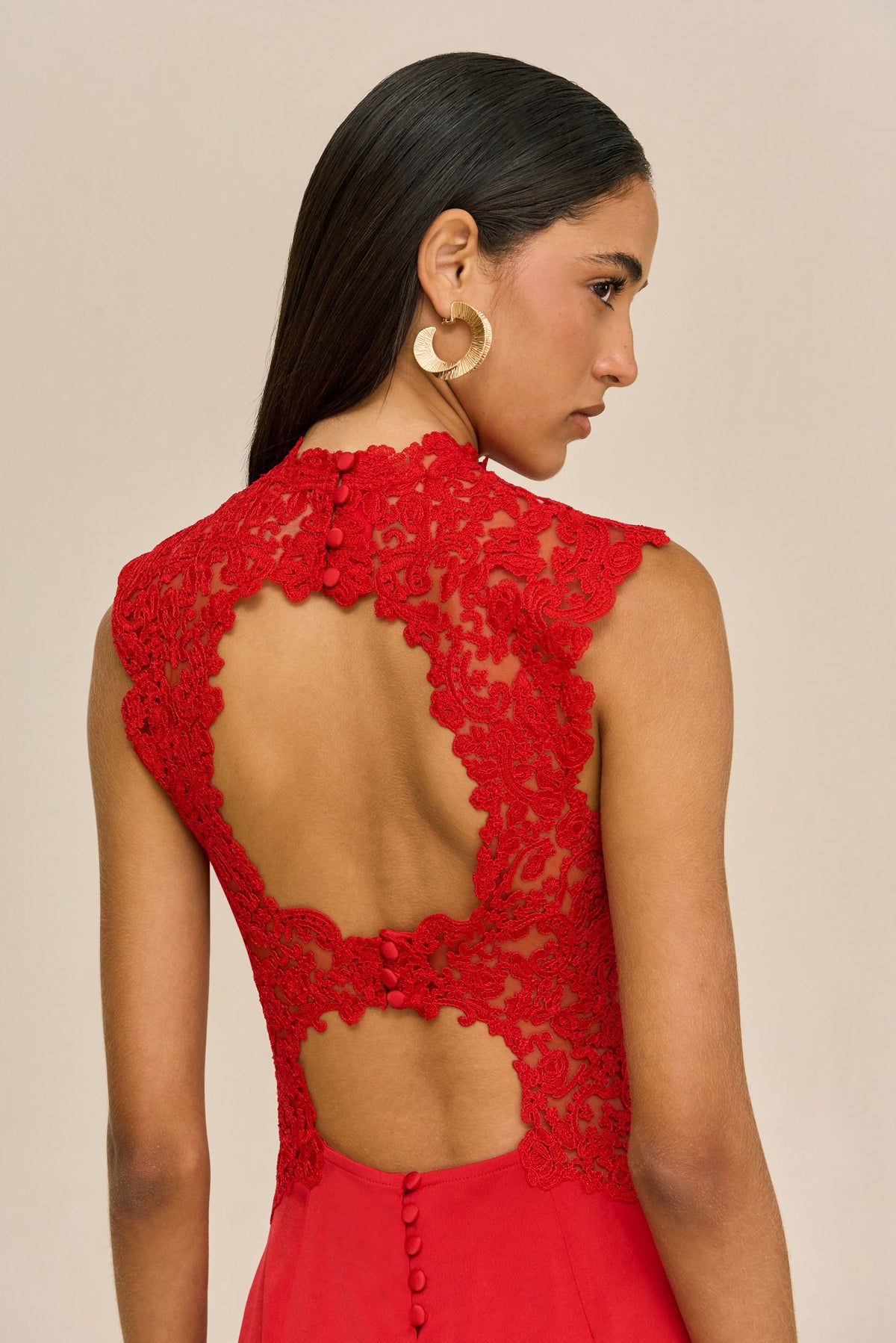 RITI DRESS - VERMILION