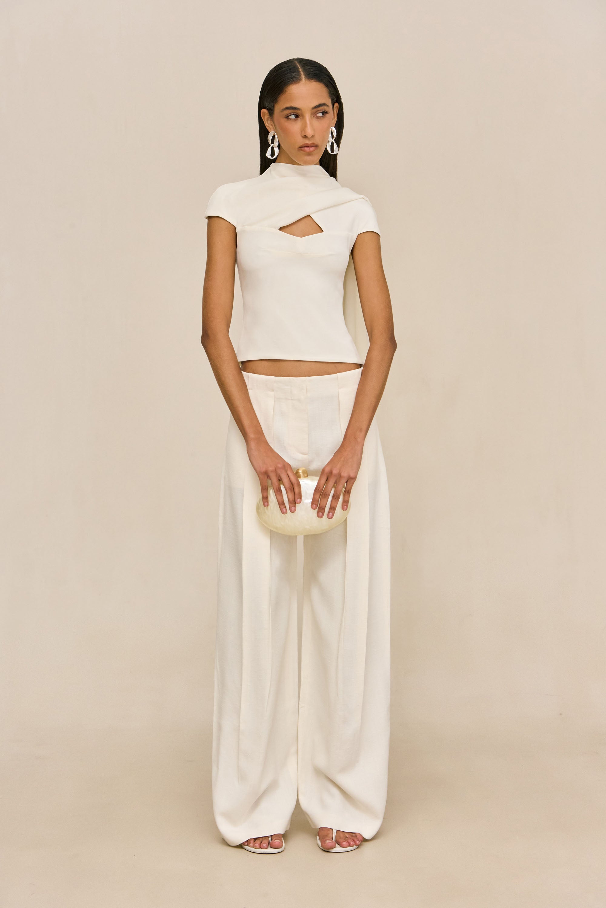 CECILY TOP - OFF WHITE
