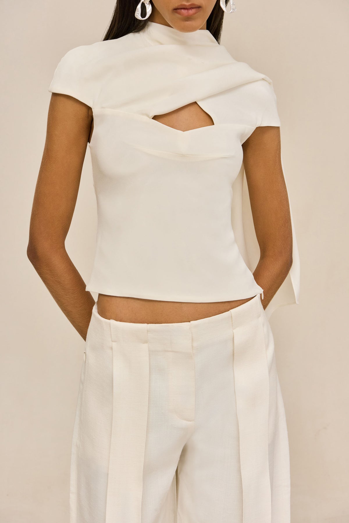 CECILY TOP - OFF WHITE