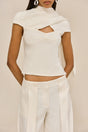 CECILY TOP - OFF WHITE