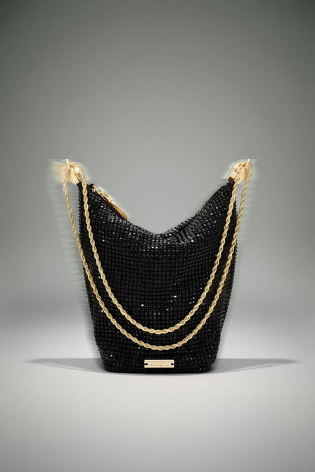 RUE WRISTLET BAG - BLACK