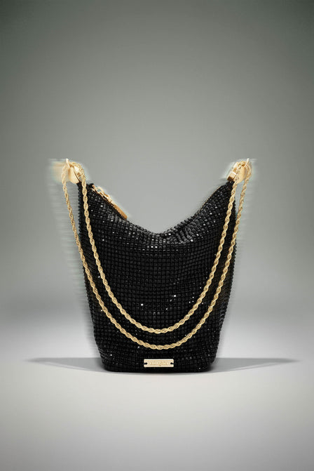 RUE WRISTLET BAG - BLACK