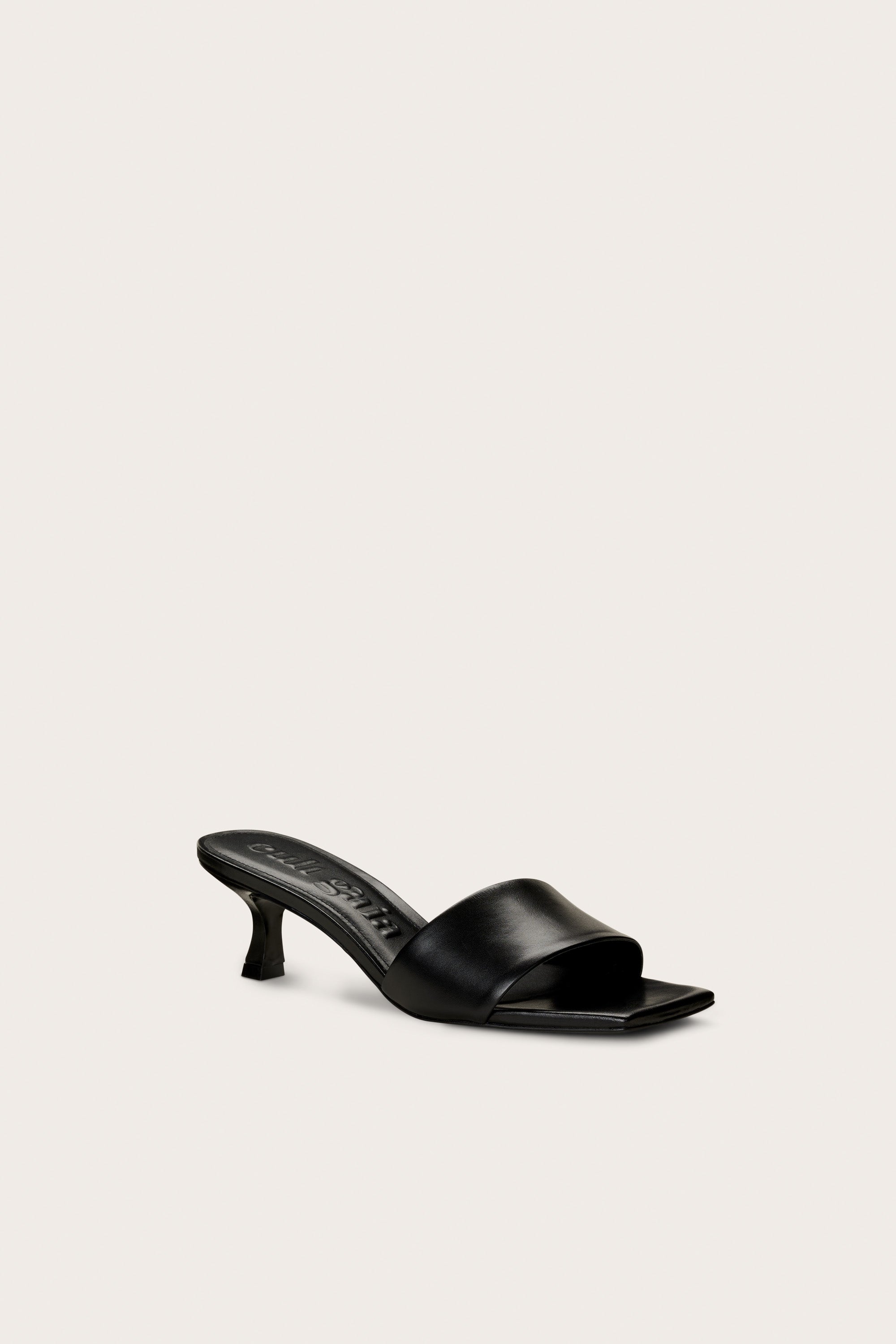 ADA SANDAL - BLACK LEATHER