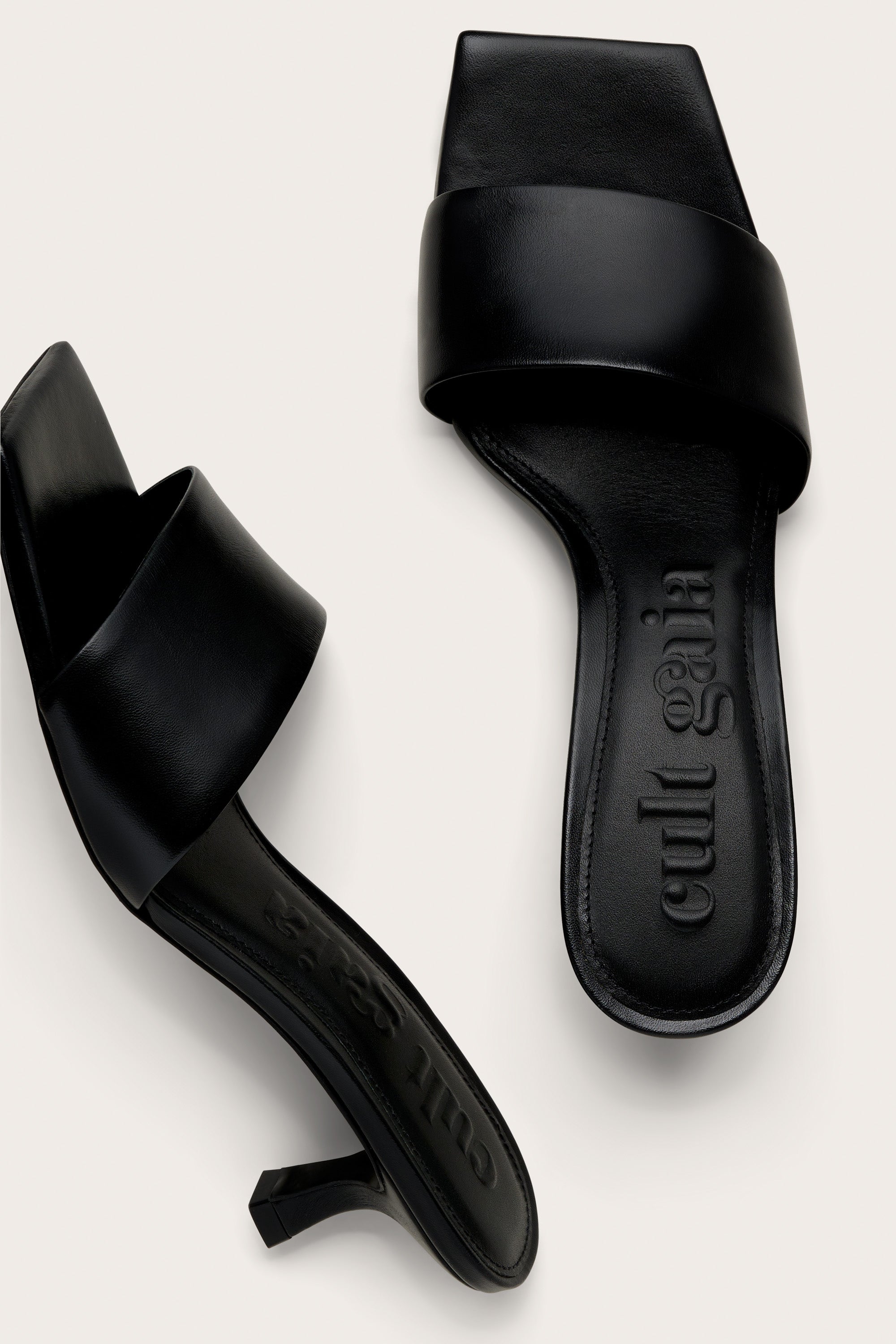 ADA SANDAL - BLACK LEATHER