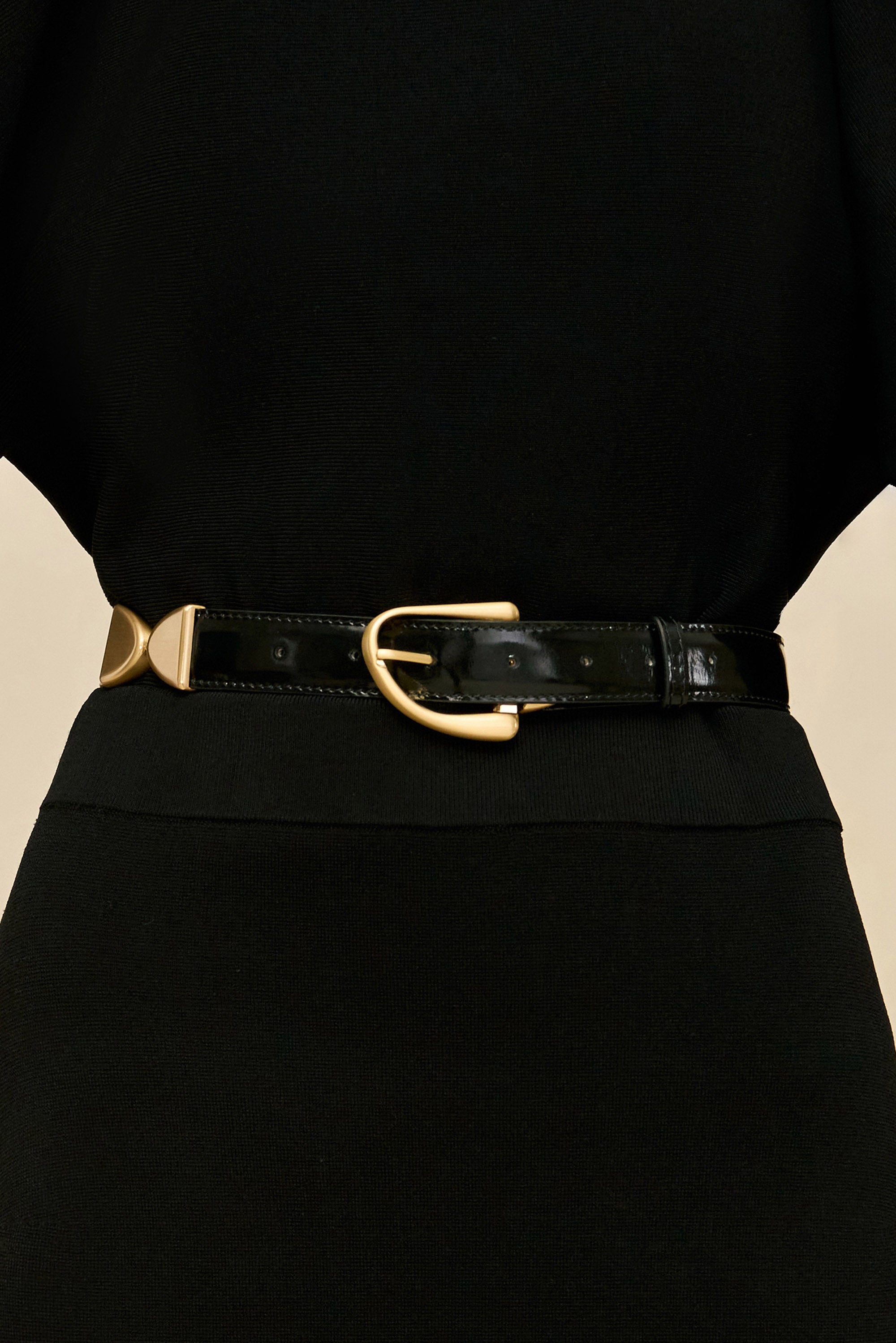 AILANI SWIVEL BELT - FADED PYTHON & BLACK
