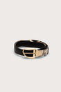 AILANI SWIVEL BELT - FADED PYTHON & BLACK