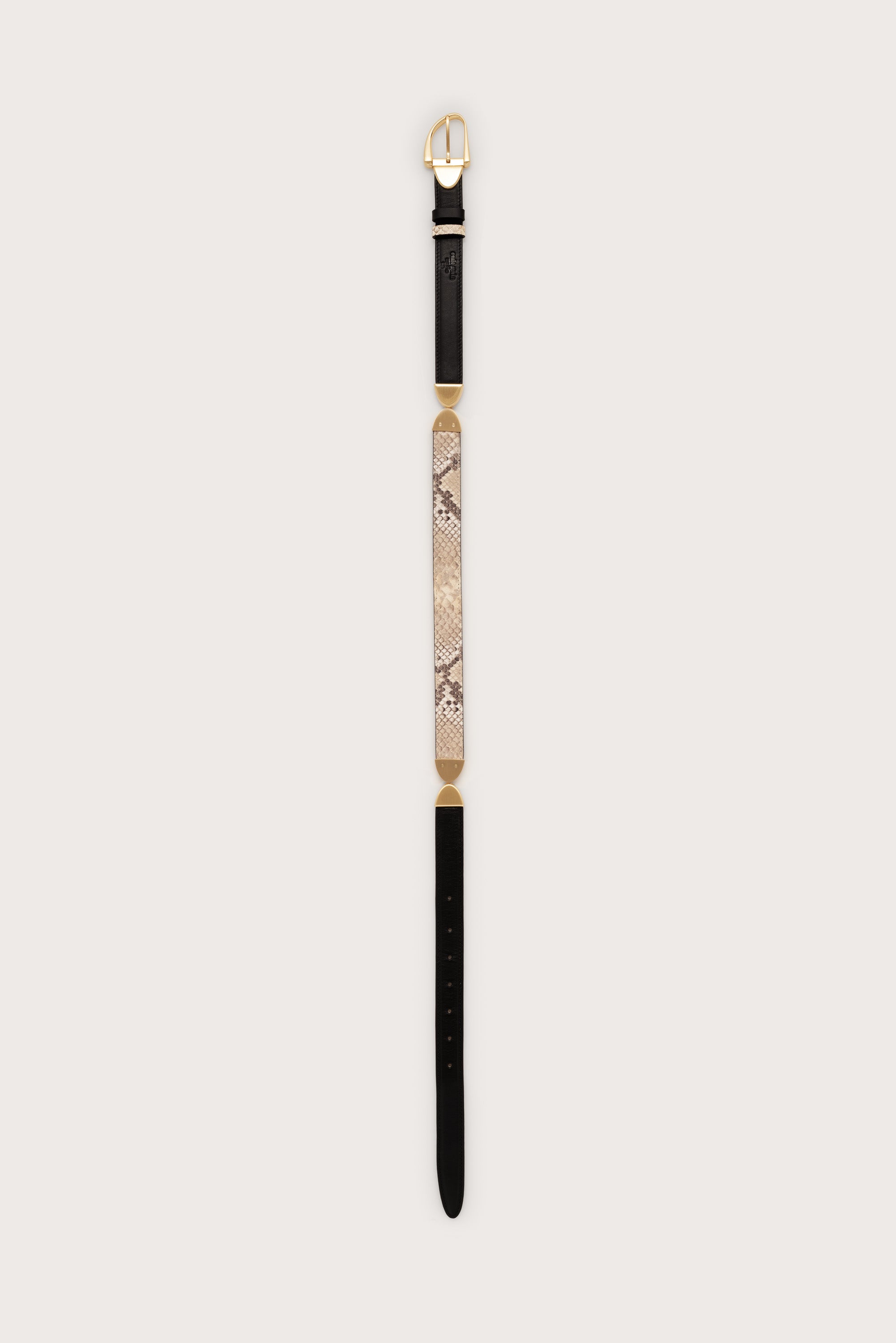 AILANI SWIVEL BELT - FADED PYTHON & BLACK