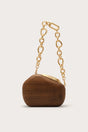 ALTHEA CLUTCH - WALNUT