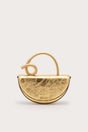 AZARIAH NANO CROSSBODY BAG - BRASS
