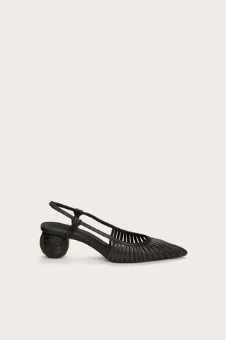 ALIA SLING BACK - BLACK