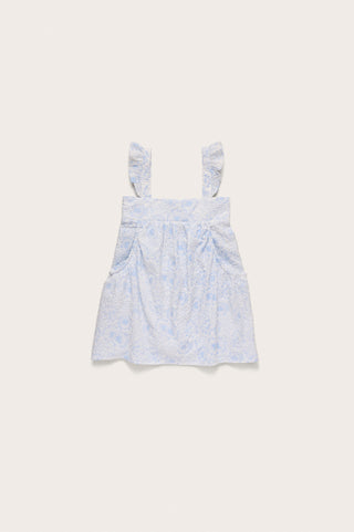 KIDS AMBRIA DRESS - COASTAL FLORAL PRINT