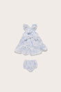 BABY AUBREE DRESS & BLOOMER - COASTAL FLORAL PRINT