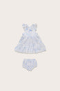 BABY AUBREE DRESS & BLOOMER - COASTAL FLORAL PRINT