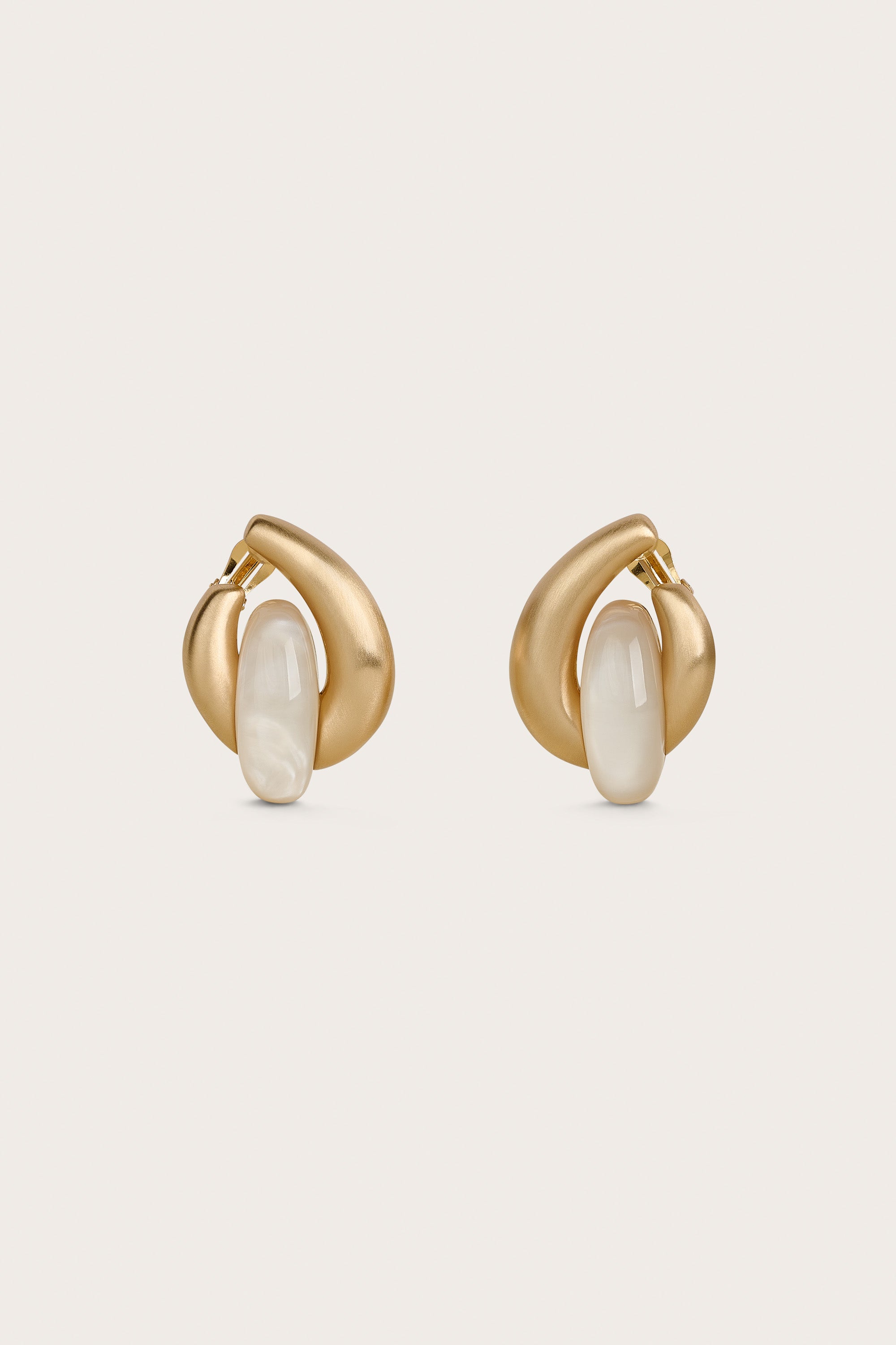 AUDRINA EARRING - PEARLIZED IVORY