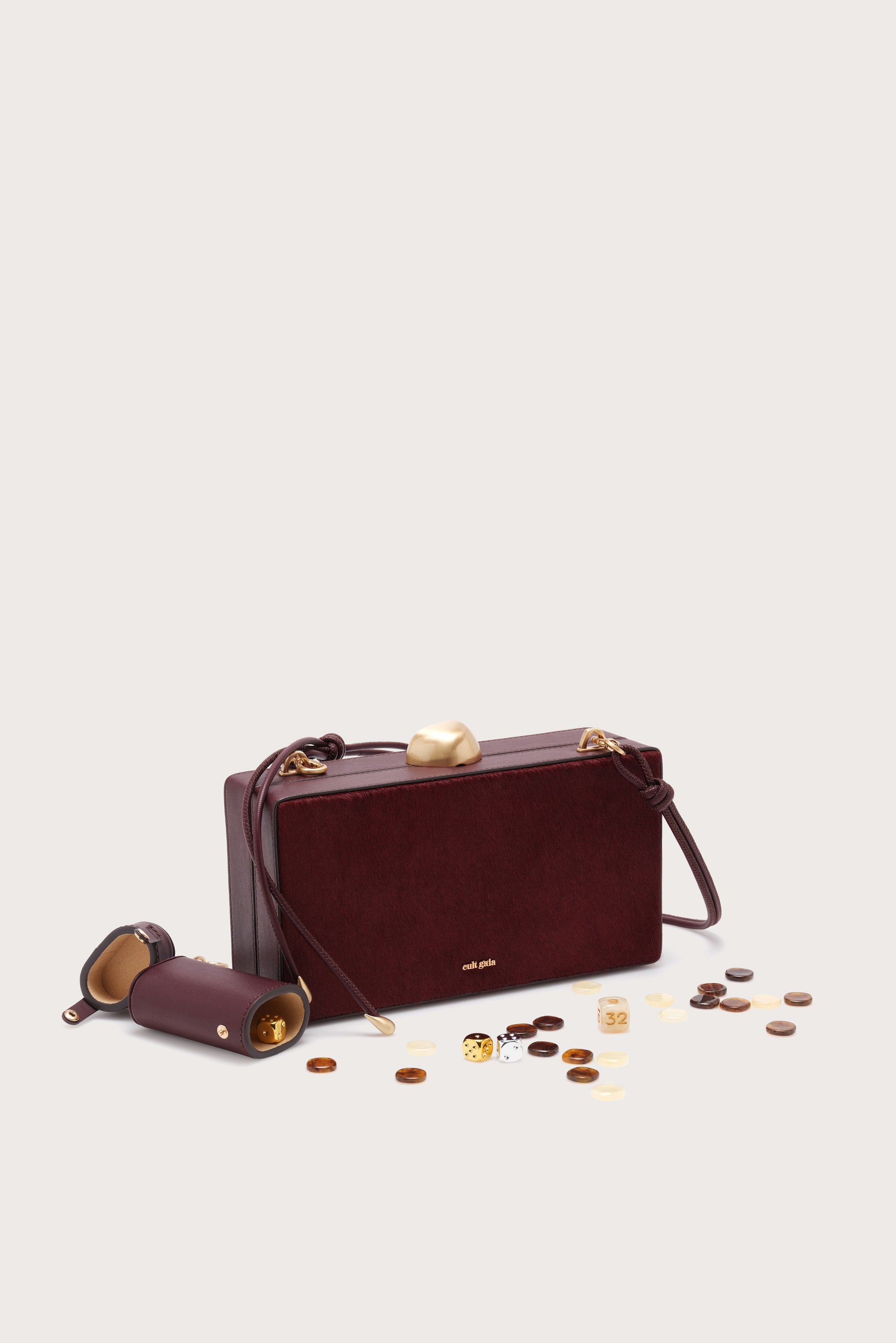 THE BACKGAMMON CLUTCH - BORDEAUX