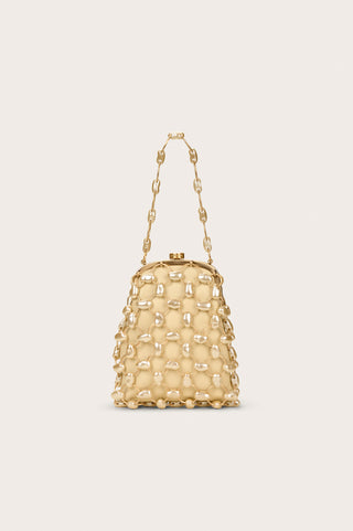 BRIELLE WRISTLET - CHAMPAGNE PEARL
