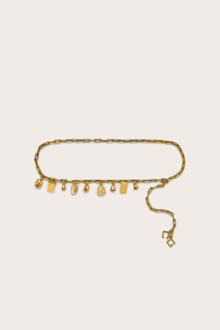 BIJOU CHARM BELT - ANTIQUE BRASS