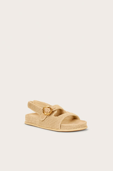 BRIELLE SANDAL - NATURAL | BRIELLE SANDAL - NATURAL | Secondary image