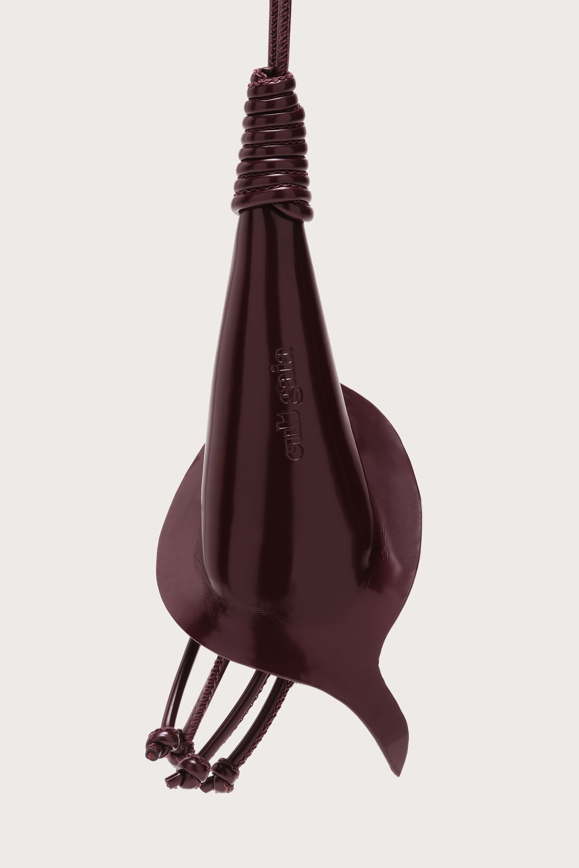 CALLA BAG CHARM - BORDEAUX