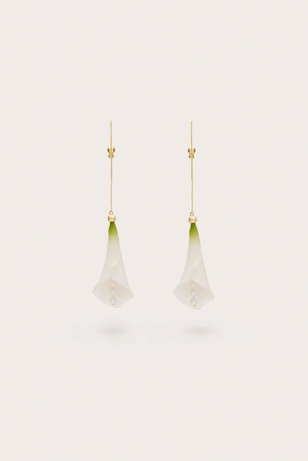 CALLA EARRING - WHITE