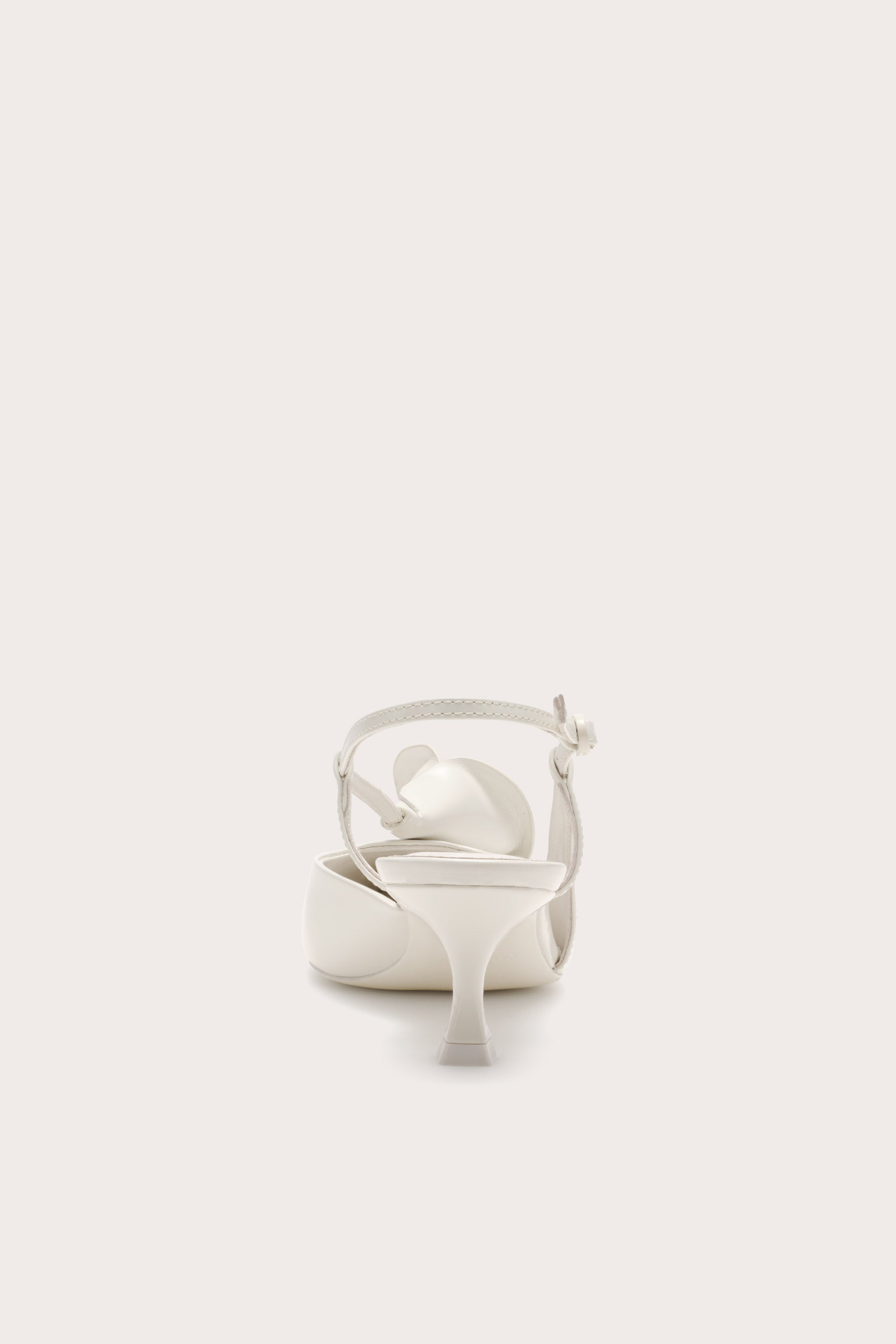 CALLA KITTEN PUMP - ANTIQUE WHITE