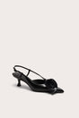 CALLA KITTEN PUMP - BLACK