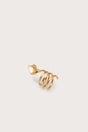 CALLA WAVY RING - BRUSHED BRASS