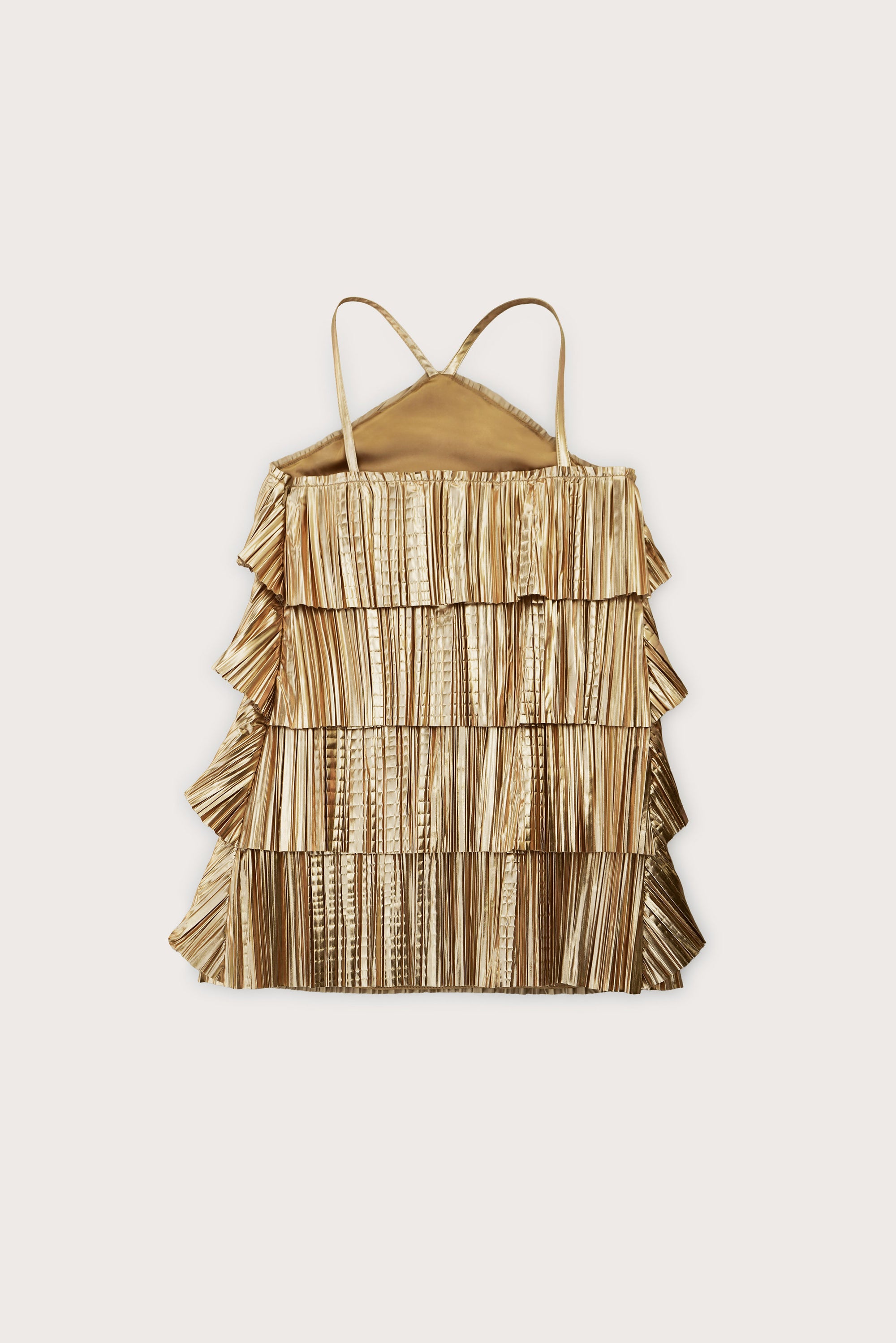 KIDS PATRIZIA DRESS - GOLD FOIL