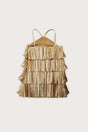KIDS PATRIZIA DRESS - GOLD FOIL