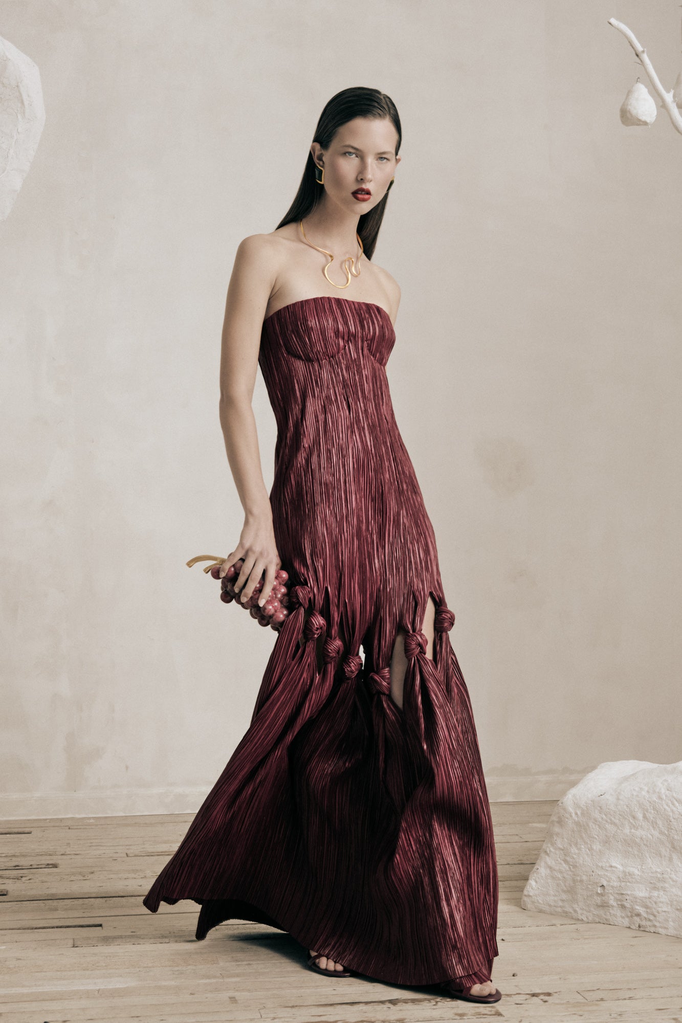JAMISHA GOWN - CHIANTI