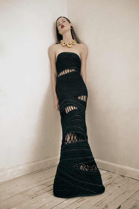 CALDERA CLUTCH - BLACK VELVET