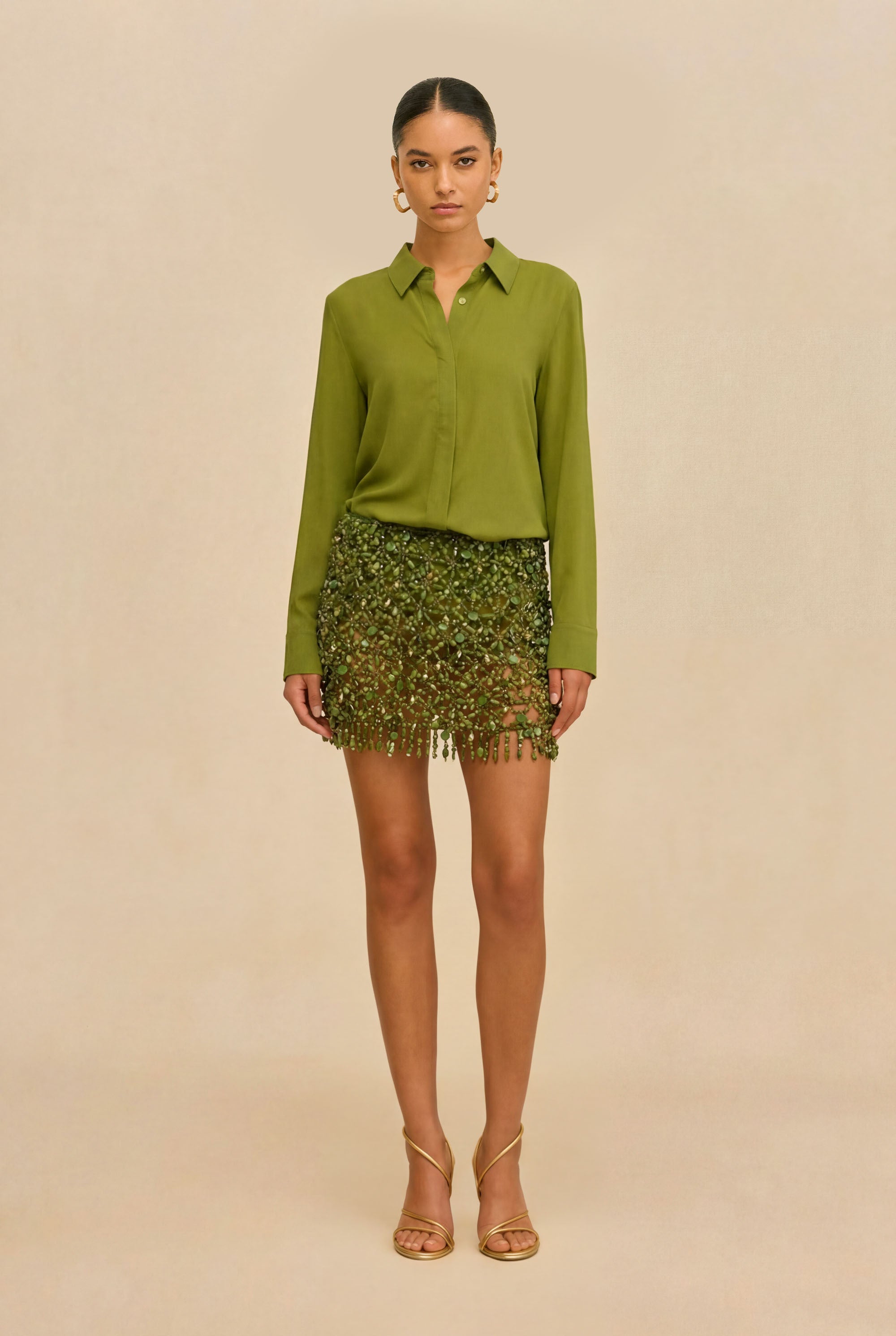 IDALIA SKIRT - DEEP PASTURE