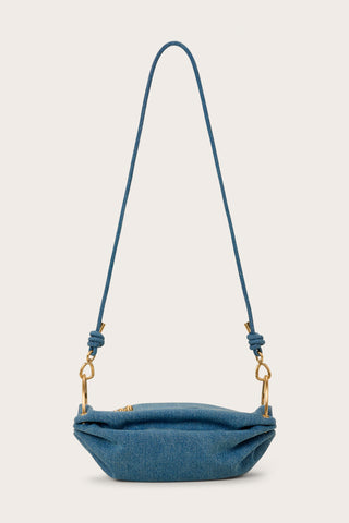 CINCH CROSSBODY BAG - DENIM