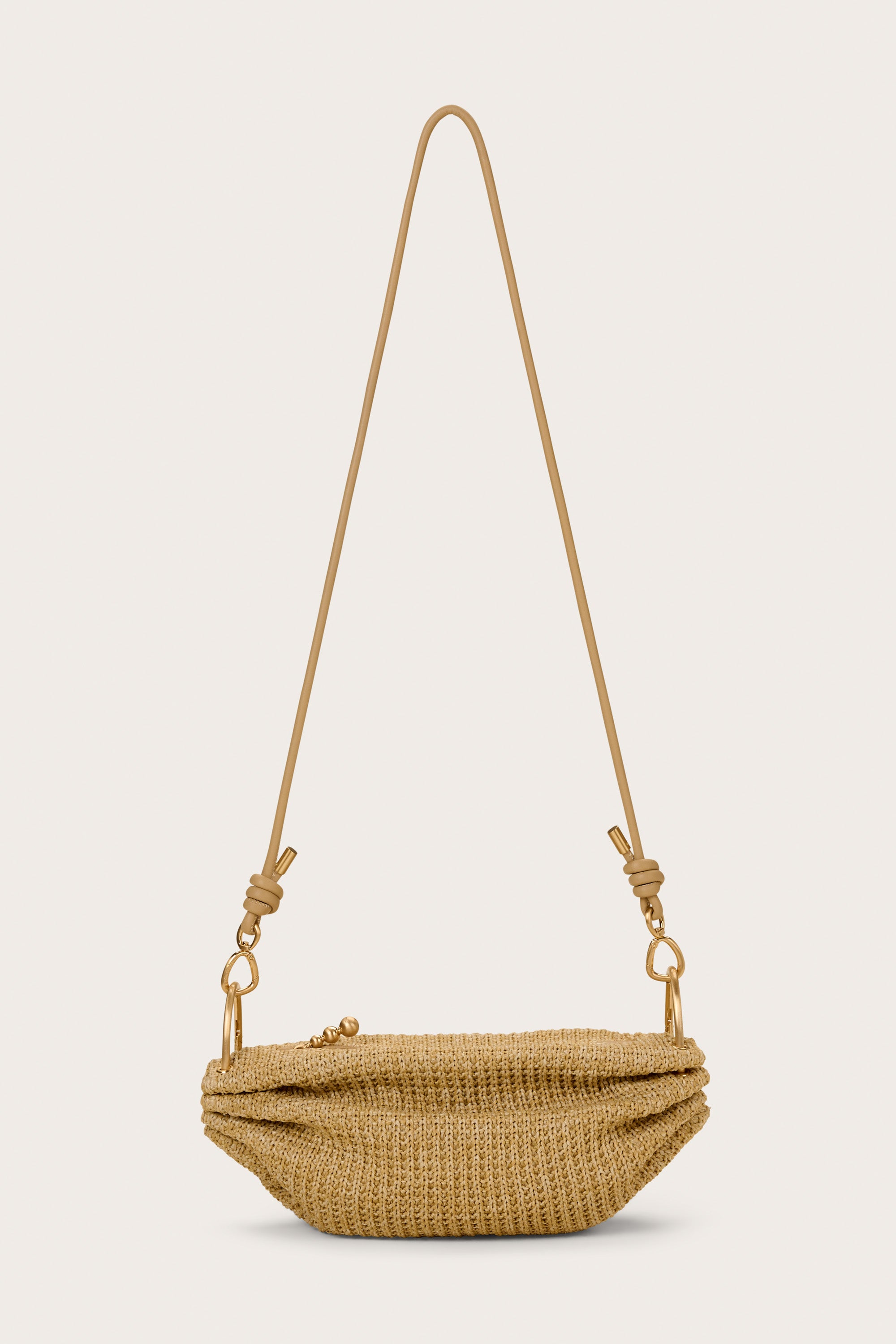 CINCH CROSSBODY BAG - NATURAL