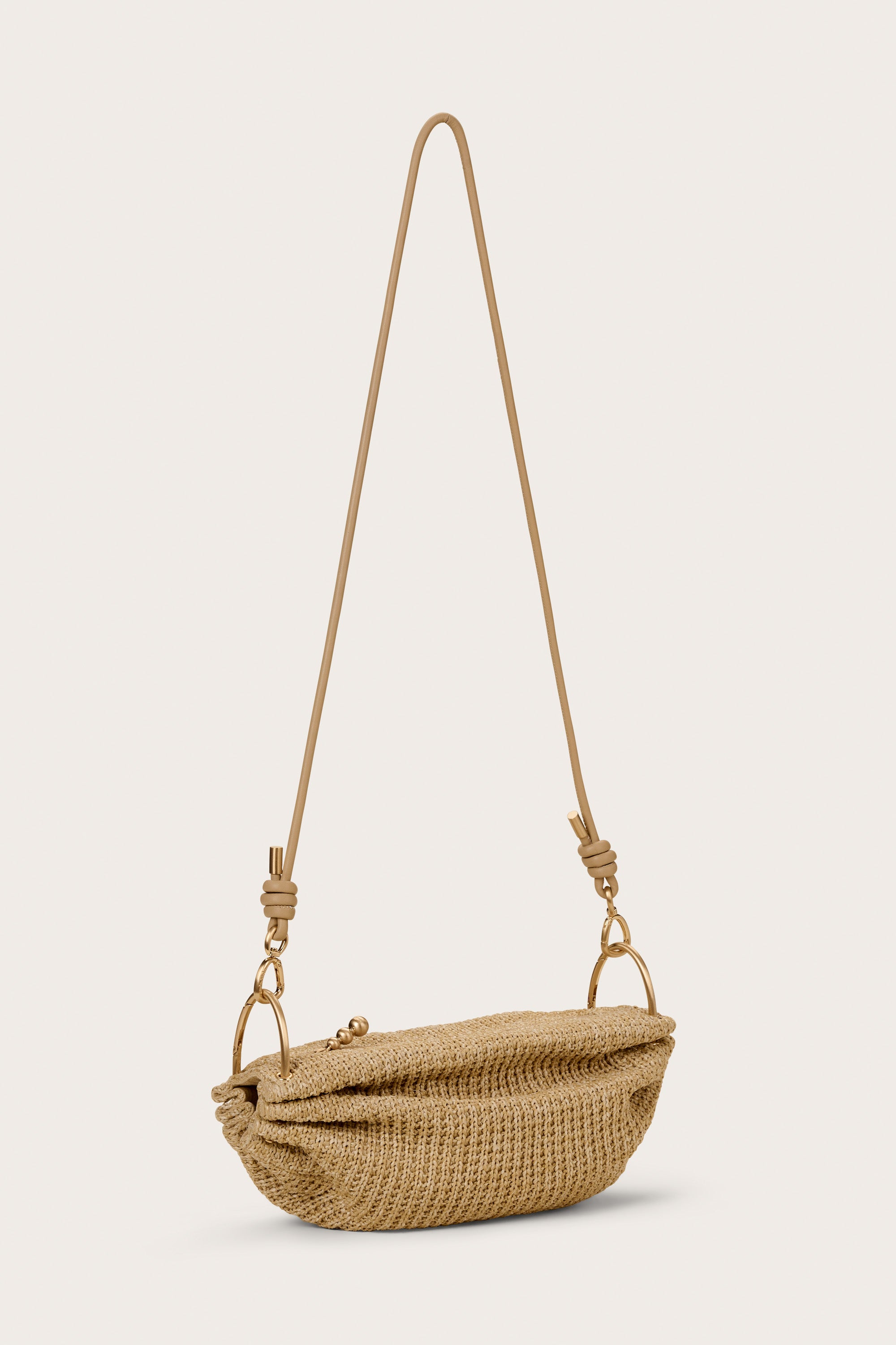 CINCH CROSSBODY BAG - NATURAL