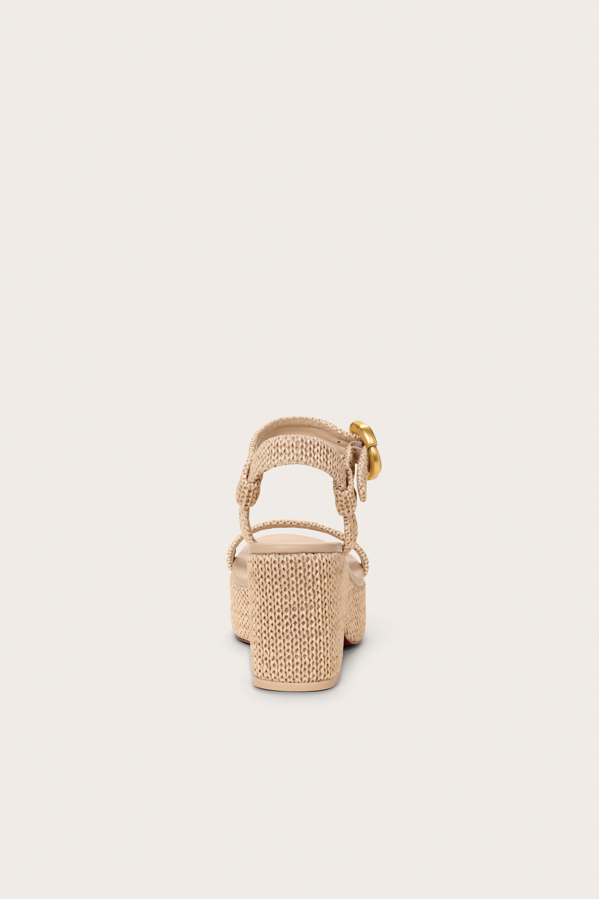 CLARA PLATFORM SANDAL - NATURAL