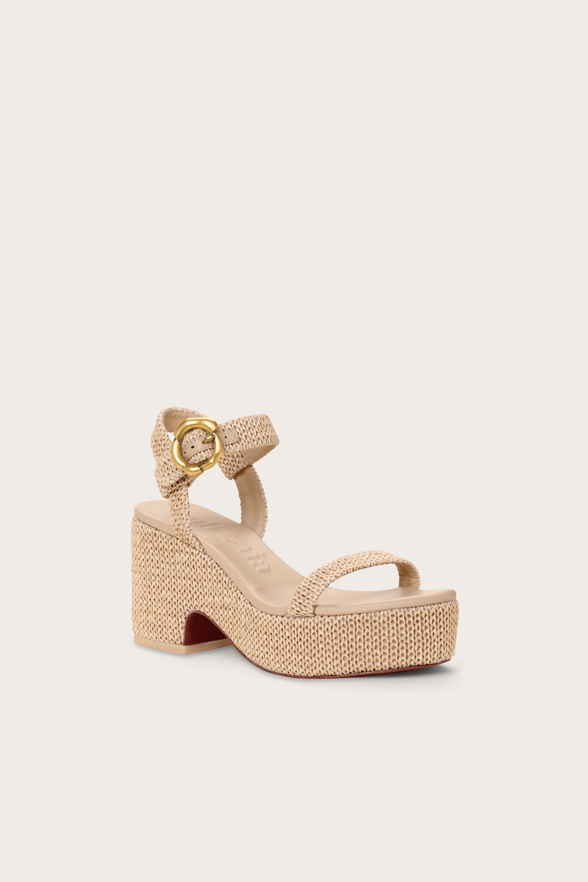 CLARA PLATFORM SANDAL - NATURAL