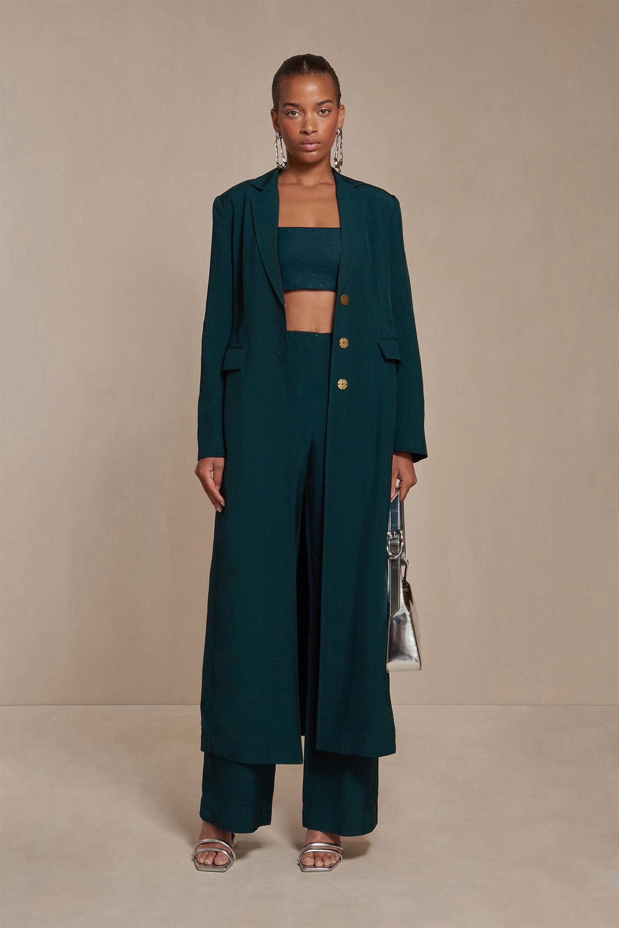 EVEREST COAT - DARK SEAMOSS