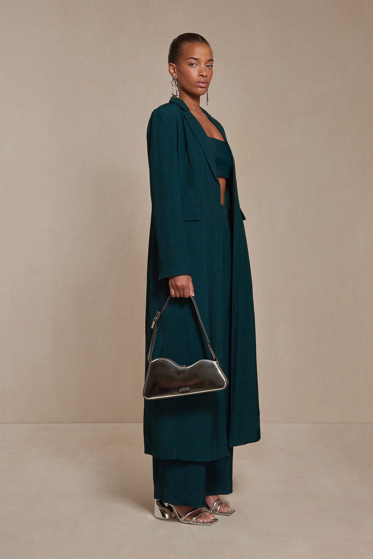EVEREST COAT - DARK SEAMOSS