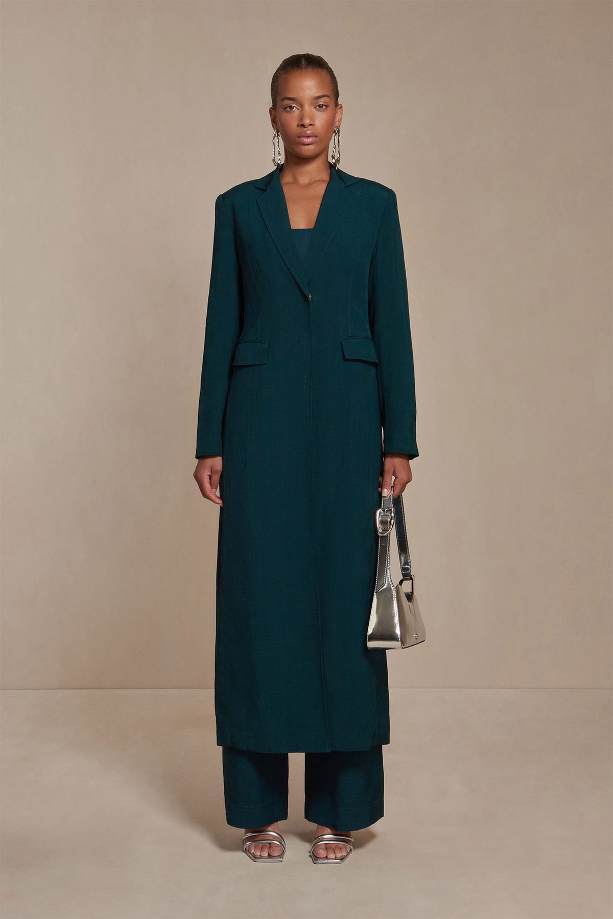 EVEREST COAT - DARK SEAMOSS