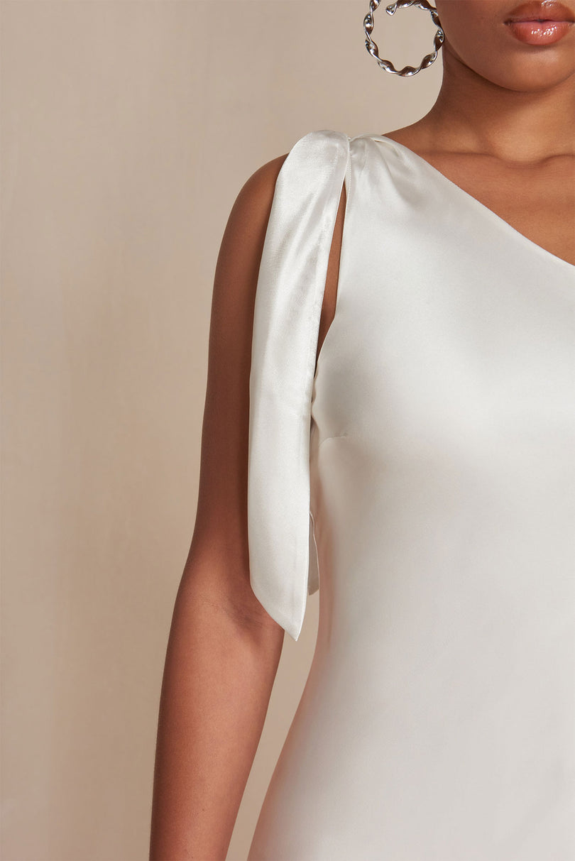 GHETA DRESS - OFF WHITE